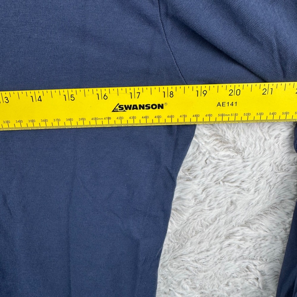 Life is Good Crusher Tee Womens Medium Blue Dog Days Black Lab Long Sleeve Shirt - Picture 9 of 11